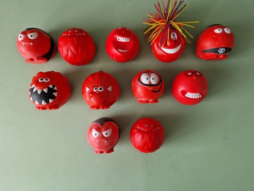 Comic relief rose noses set - relief,