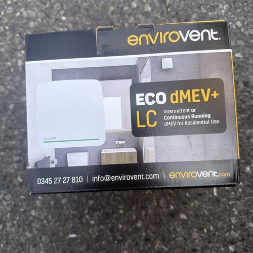 Envirovent eco dmev - eco, ht