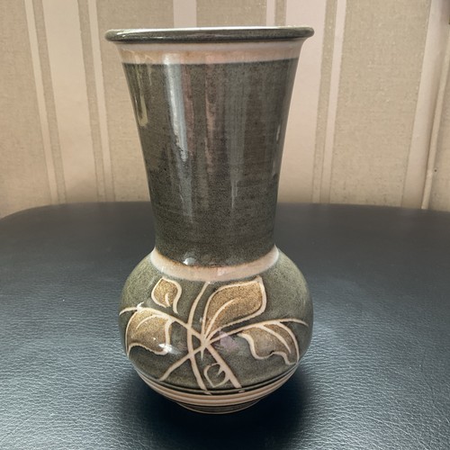 Vintage denby stoneware vase - denby,