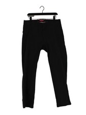 Rapha Men's Trousers W 36 in Black Nylon with Elastane Straight Chino