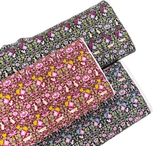 Floral woodland fabric - floral,