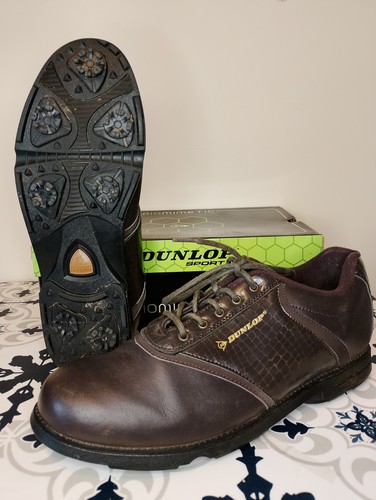 Dunlop brown leather golf - brown,
