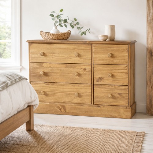 Cotswold wide chest of - 3+3,