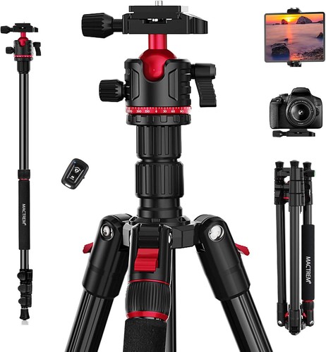Aluminum travel tripod - aluminum,