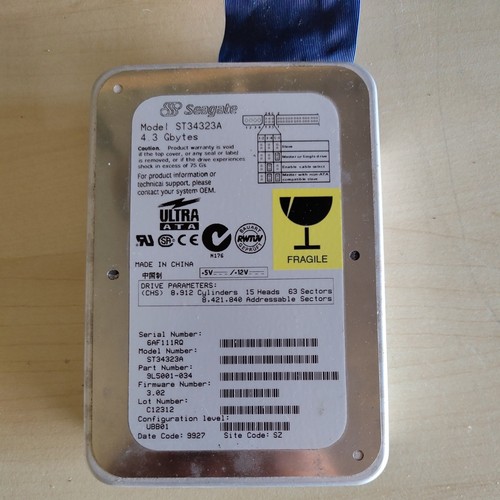 Seagate st34323a 9l5001 640 - seagate, 9l5001-640