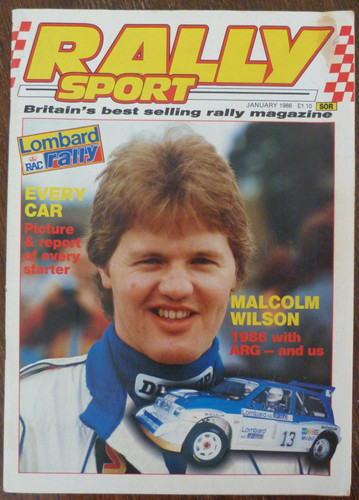 Rally sport magazine - magazine, 1986