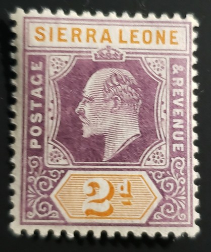Sierra leone stamp - mh, 1904