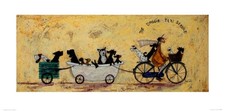Sam Toft The Doggie Taxi Service Art Print