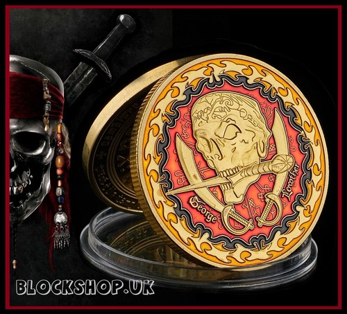 Pirate doubloon treasure - pirate,