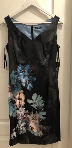 Vera mont black - flower, pattern