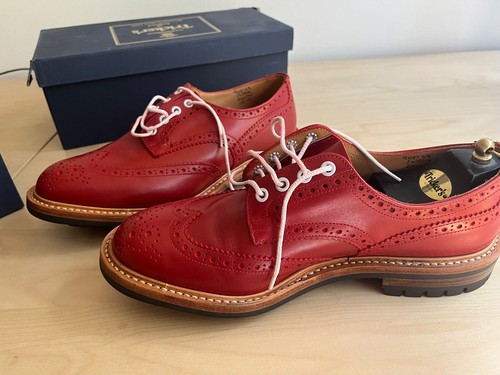 Trickers bourton red leather - bourton,