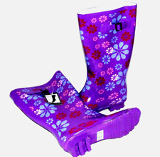 Ladies New Waterproof Fun Wellies Winter Rain Festival Wellington Boots Size 3-8