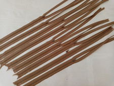 Zips Job Lot Beige 9 Various Sizes Bundle Nylon 1" Wide Craft Sewing Cushions