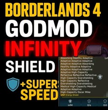 Borderlands 4! MODDED! GOD MODE SHIELD ♾ + SUPERSPEED! BL!  PC-PS-XBOX