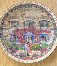 Country Cottages Plate By Sue