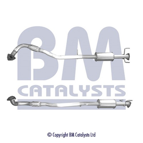 Centre exhaust pipe for - pipe,