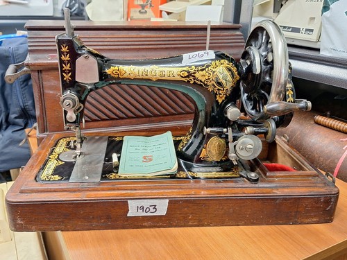 Singer vintage 1903 hand - 1903, crank
