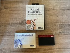Great Basketball Sega Master System Boxed With Manual