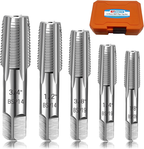 Piece bsp pipe tap set - 5-piece,
