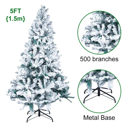 7ft christmas tree white - christmas,