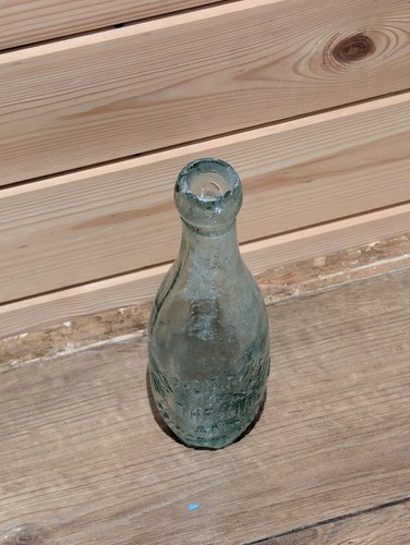 Vintage glass bottle schweppes - vintage,