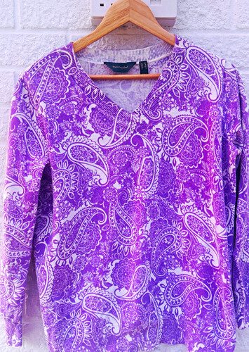 Ruth langsford purple paisley - langsford,