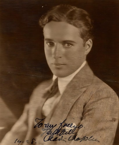 Charlie chaplin signed - chaplin,