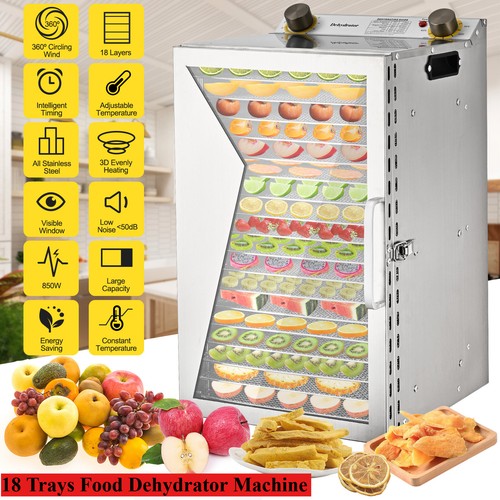 Trays 800w food dehydrator - food,