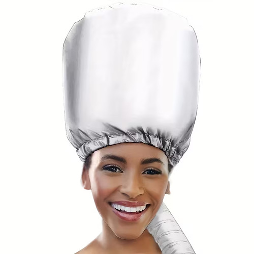 Hooded hair dryer bonnet cap - hooded,
