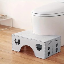 Foldable Toilet Stool, 7inches