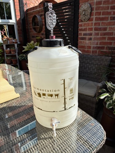 Home brew fermentation bucket - brew,