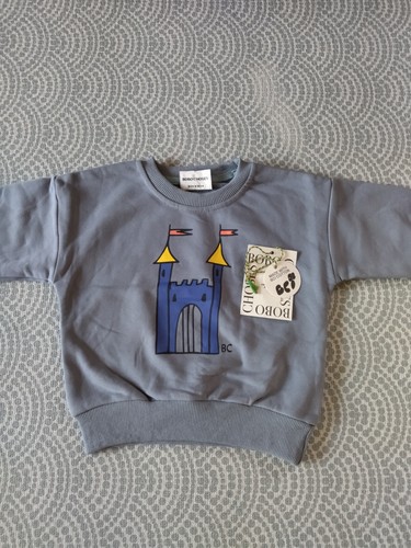 Bobo choses grey blue castle - blue,