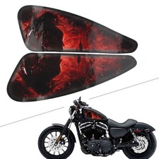 2Pcs 3D Motorcycle Decals Fuel