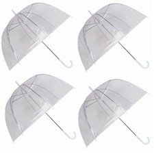 4x Set Rain Umbrellas Dome
