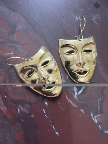 Vintage comedy tragedy - comedy, golden