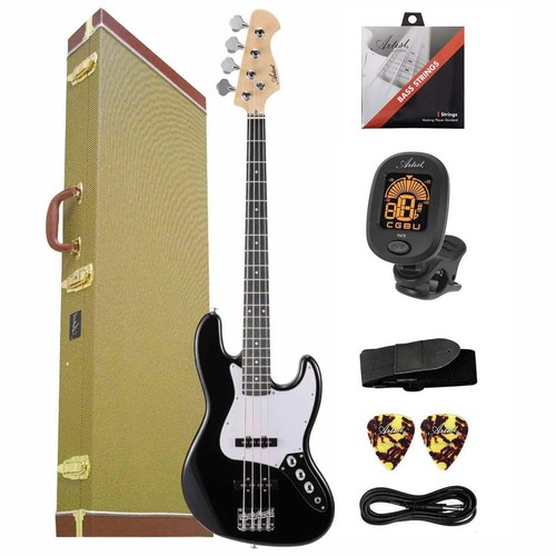 Artist ajb black bass guitar - black,