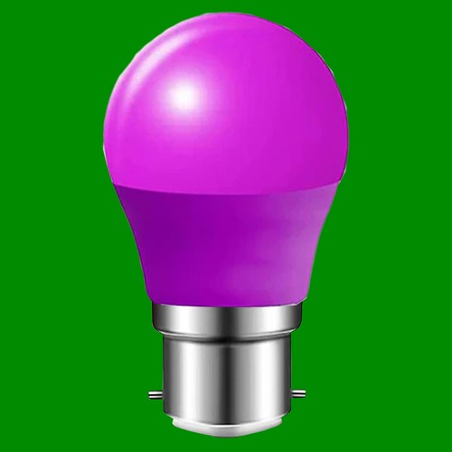 Purple coloured led g45 - coloured,