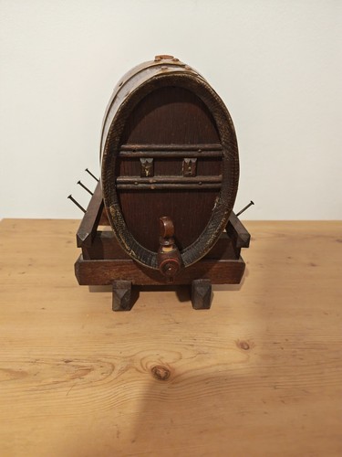 Vintage french oak barrel - french, on