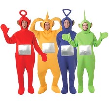 Adult Teletubbies Costume Halloween Cosplay Carnivail Outfits Cartoon Bodysuituk