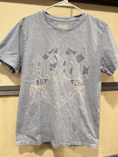 Men blue short sleeve - ac/dc,