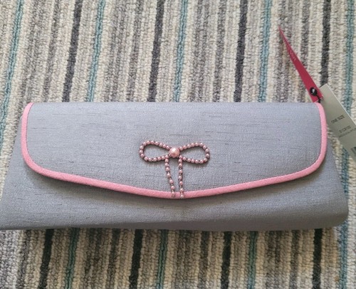 Jacques vert grey pink clutch - ,
