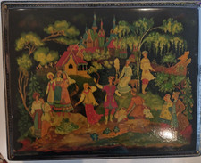 russian lacquer box -