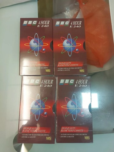 Blank vhs tapes bbc e240 - vhs,