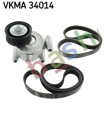 Belts set with rollers - set,