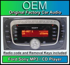 Ford Sony CD MP3 player Ford