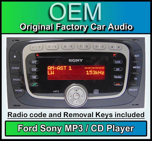 Ford sony mp3 player - ford,
