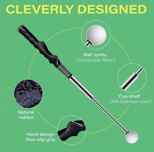 Golf swing stick training aid - golf,