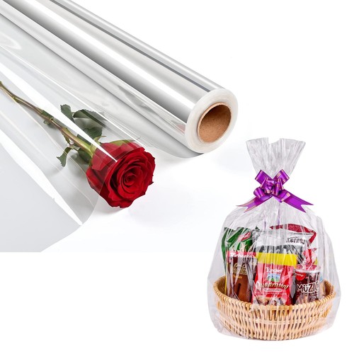 Clear cellophane wrap roll for - wrap,
