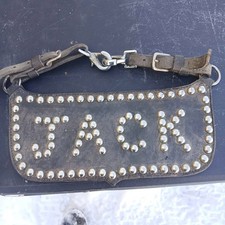 Vintage leather and studded