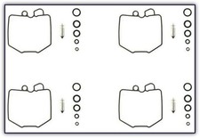 4x Carburettor Repair Kit For
